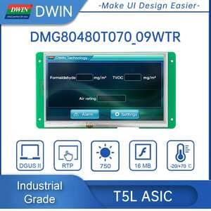 Display LCD Arduino ESP32 de înaltă luminozitate de 7 inci DWIN 800*480 ...